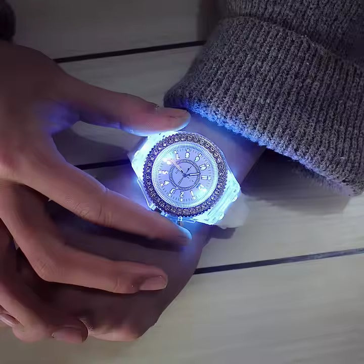 ⌚ 🌙💡Montre LED Lumineuse Unisexe – Style & Éclat