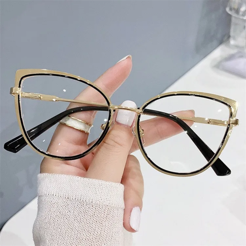 😎 Lunettes Cat-Eye Rétro Anti-Lumière Bleue – Mode &amp; Confort ✨