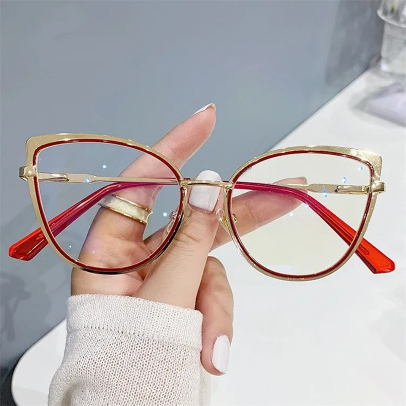 😎 Lunettes Cat-Eye Rétro Anti-Lumière Bleue – Mode &amp; Confort ✨