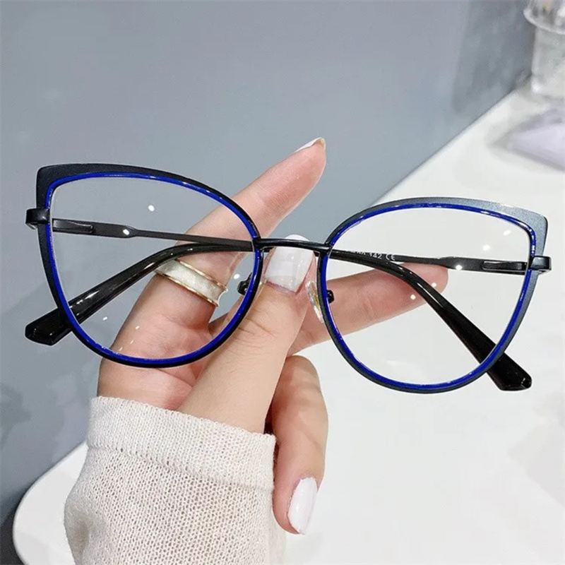 😎 Lunettes Cat-Eye Rétro Anti-Lumière Bleue – Mode &amp; Confort ✨