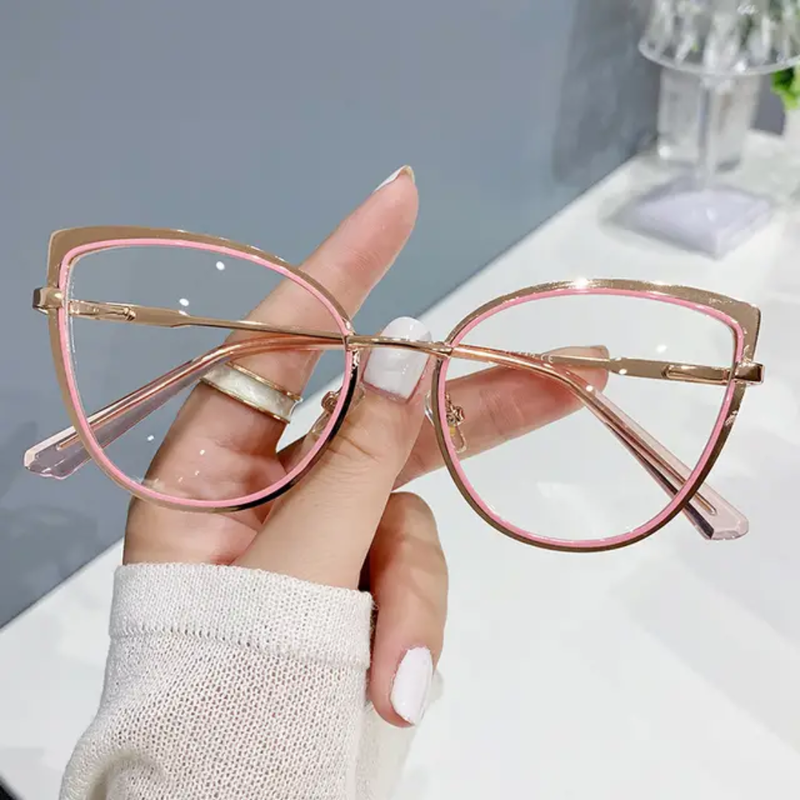 😎 Lunettes Cat-Eye Rétro Anti-Lumière Bleue – Mode &amp; Confort ✨