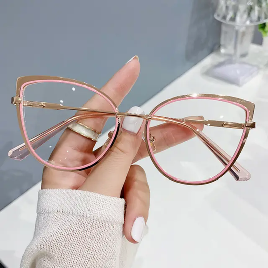 😎 Lunettes Cat-Eye Rétro Anti-Lumière Bleue – Mode &amp; Confort ✨