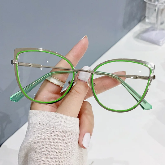 😎 Lunettes Cat-Eye Rétro Anti-Lumière Bleue – Mode &amp; Confort ✨