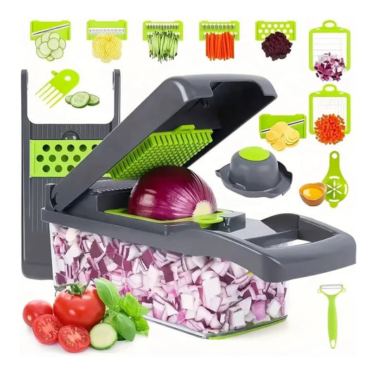 Hachoir Multifonction Manuel – Coupe Légumes Rapide &amp; Pratique