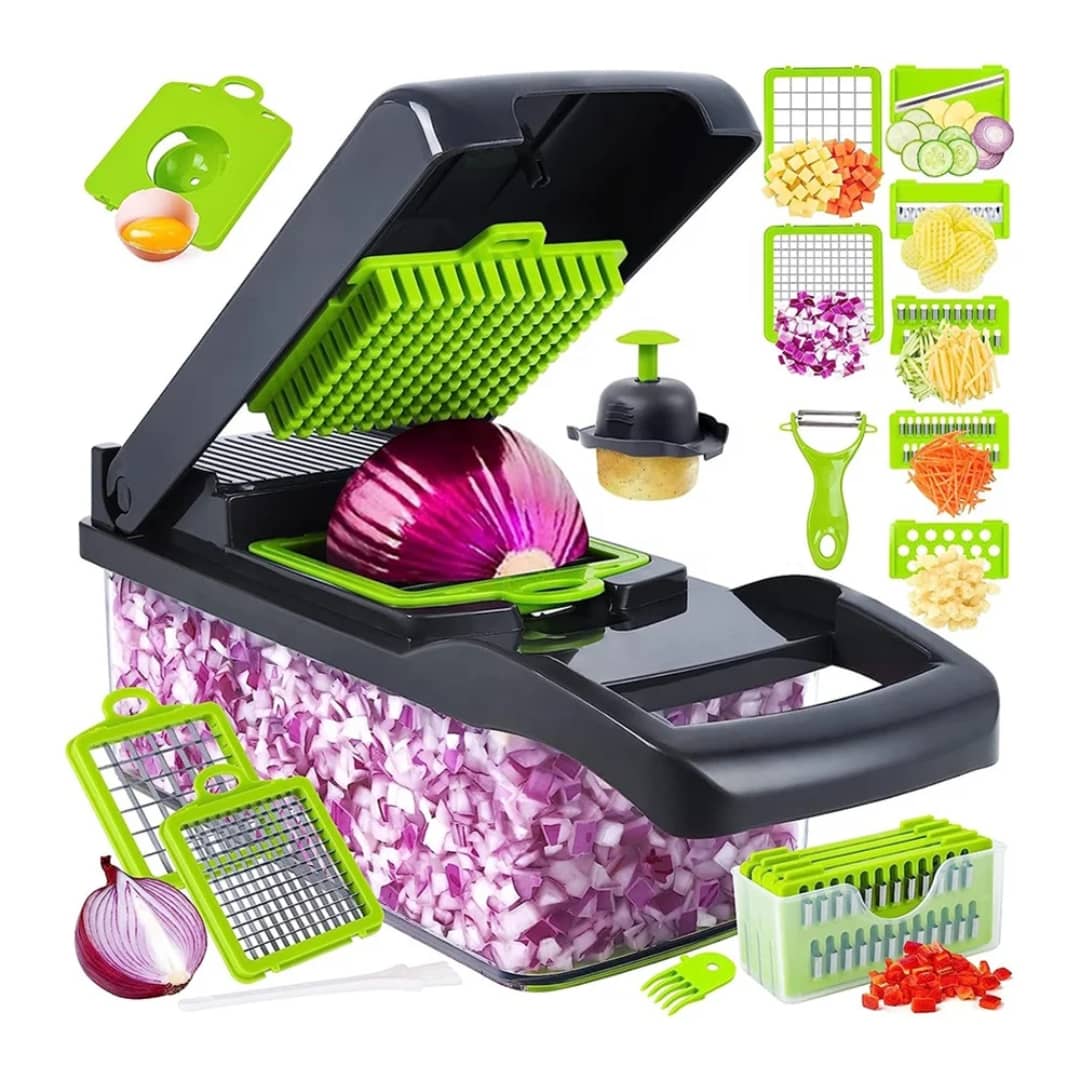 Hachoir Multifonction Manuel – Coupe Légumes Rapide &amp; Pratique